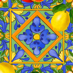 Summer ,Sicilian tiles ,citrus,oranges,majolica,lemons ,Mediterranean  Coffee Mug Gallery Image 2