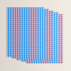 Strawberry Ribbons On Blue Wrapping Paper Gallery Image 3