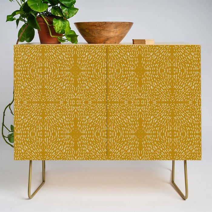 Celestial Stars Art, Mustard Yellow, Boho Wall Art Credenza Gallery Image 1