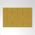 Celestial Stars Art, Mustard Yellow, Boho Wall Art Welcome Mat Gallery Image 1