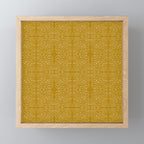 Celestial Stars Art, Mustard Yellow, Boho Wall Art Mini Art Print Gallery Image 1