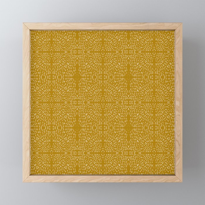 Celestial Stars Art, Mustard Yellow, Boho Wall Art Mini Art Print Gallery Image 1