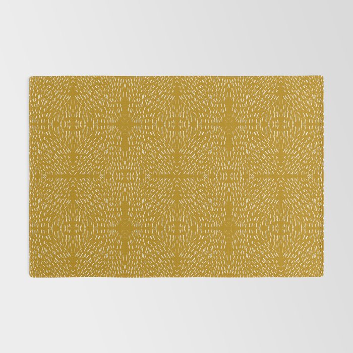 Celestial Stars Art, Mustard Yellow, Boho Wall Art Rug Gallery Image 2