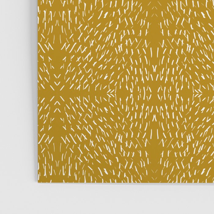 Celestial Stars Art, Mustard Yellow, Boho Wall Art Poster Gallery Image 3