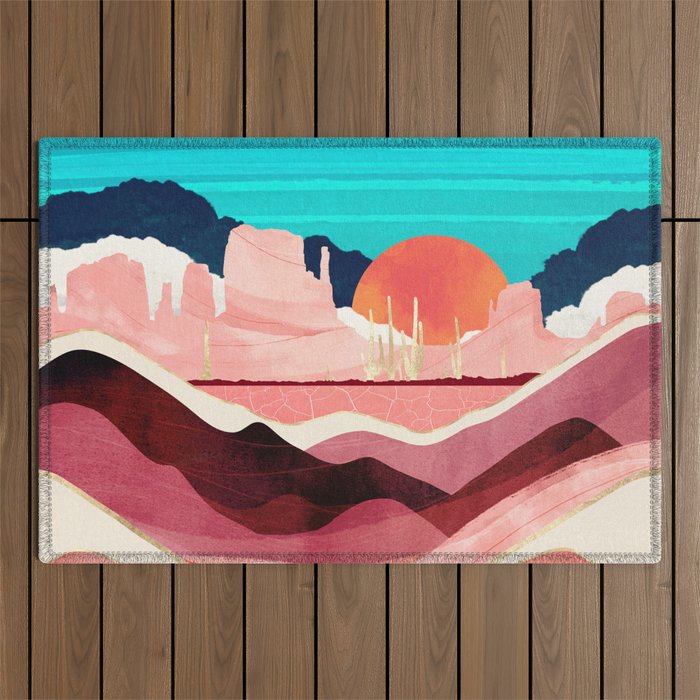 Sunset Desert Outdoor Rug Gallery Image 1