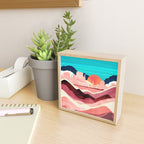 Sunset Desert Mini Art Print Gallery Image 2