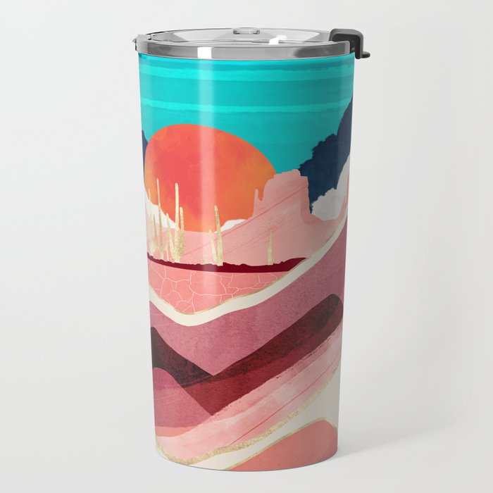 Sunset Desert Travel Mug Gallery Image 2