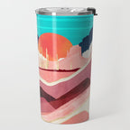 Sunset Desert Travel Mug Gallery Image 2