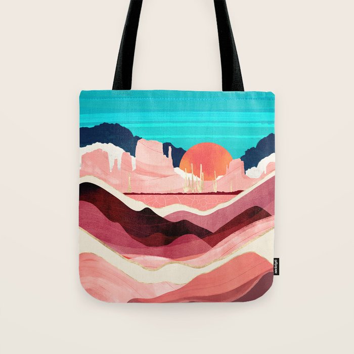 Sunset Desert Tote Bag Gallery Image 1