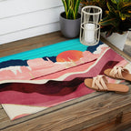 Sunset Desert Outdoor Rug Gallery Image 2