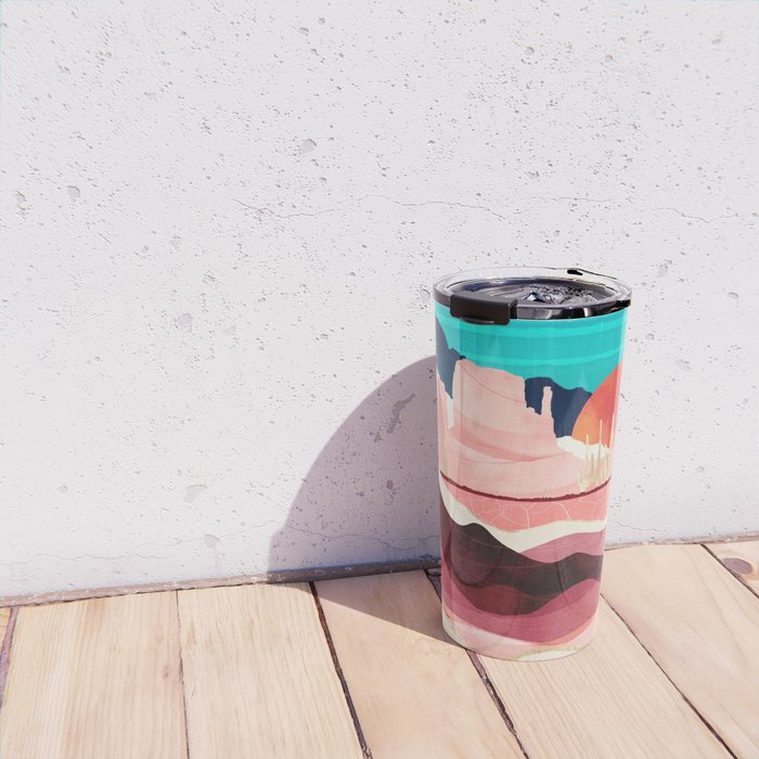 Sunset Desert Travel Mug Gallery Image 4