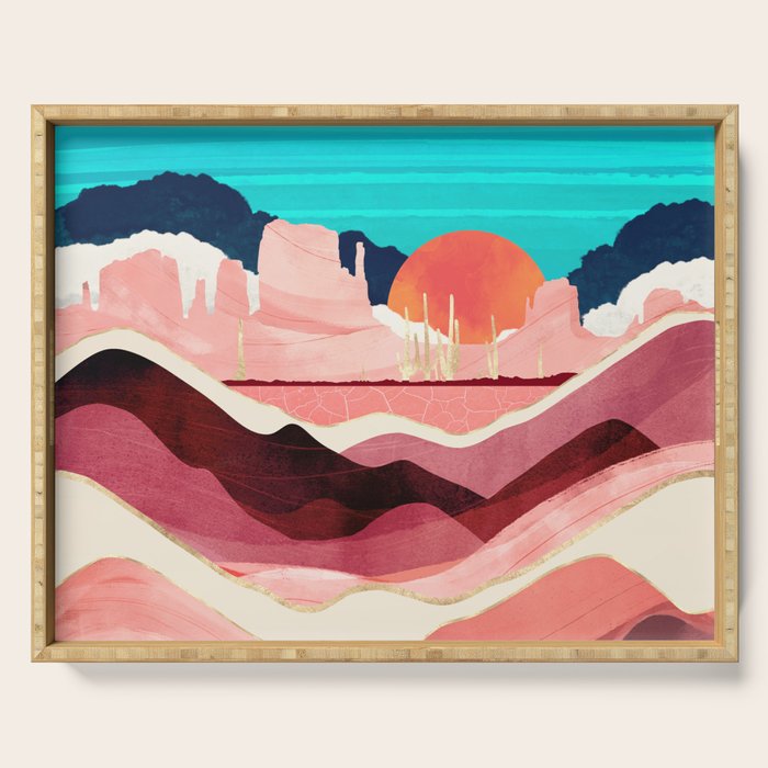 Sunset Desert Serving Tray Gallery Image 1