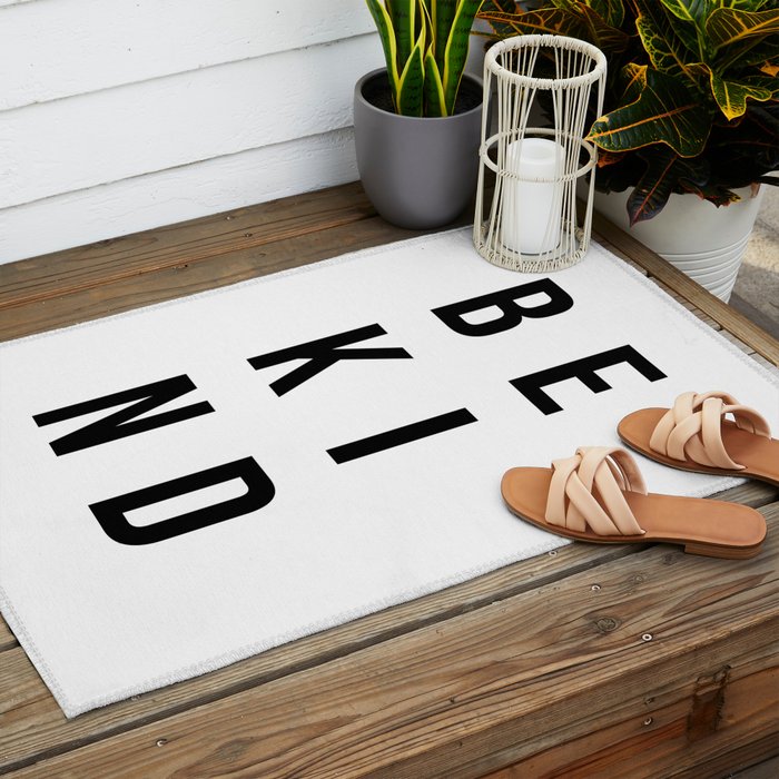 Be kind Outdoor Rug Gallery Image 2
