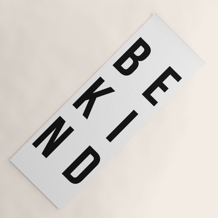 Be kind Yoga Mat Gallery Image 1