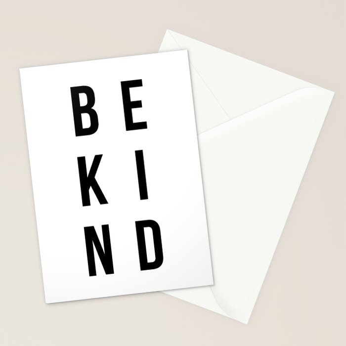 Be kind Stationery Card Gallery Image 2