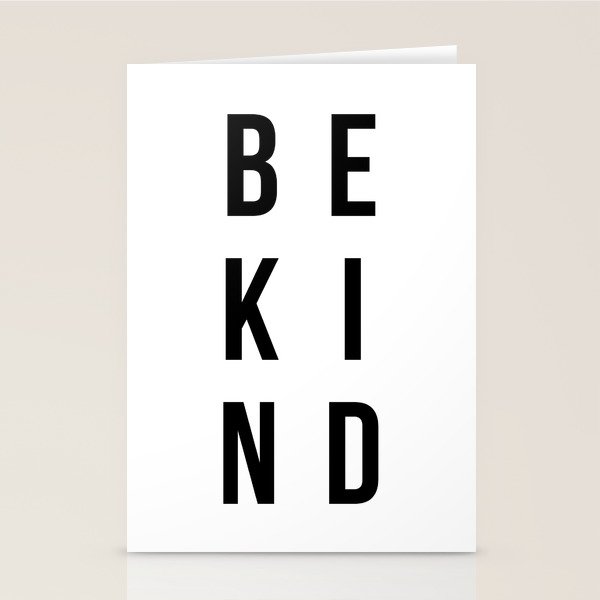 Be kind Stationery Card Gallery Image 2