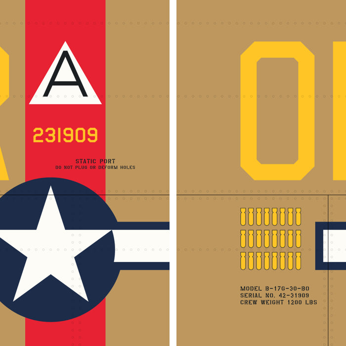 Aircraft Markings - USA B-17 Coffee Mug Gallery Image 2