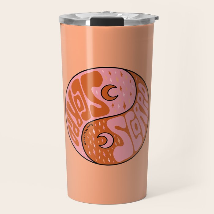 Scorpio Yin Yang Travel Mug Gallery Image 1