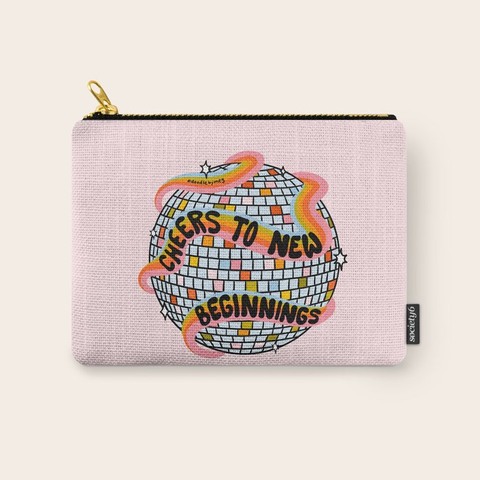Cheers to New Beginnings Carry All Pouch Gallery Image 1
