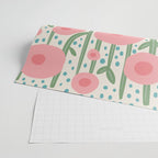 Flower Market Amsterdam Retro Scandi Spring Print Wrapping Paper Gallery Image 2