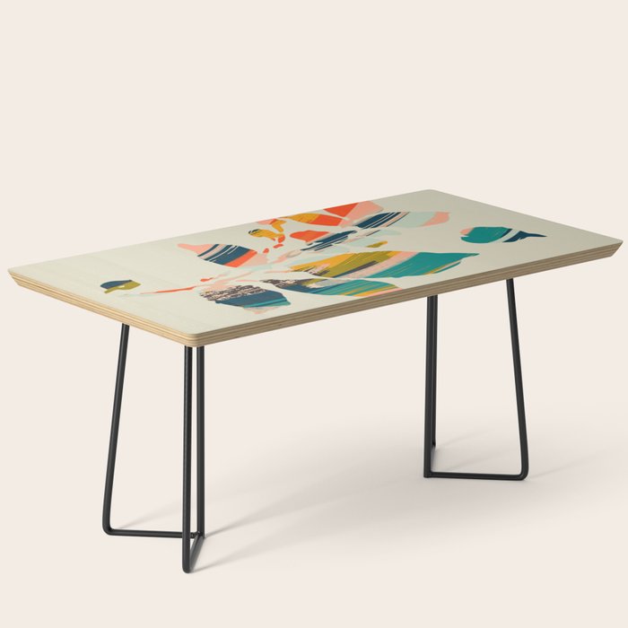 Colorful Poplar tree leaf Coffee Table Gallery Image 1