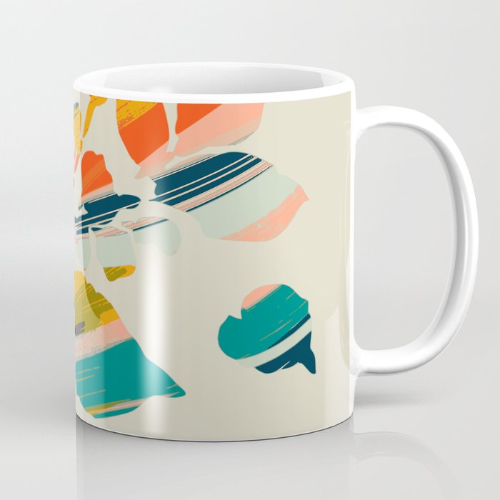 Colorful Poplar tree leaf Coffee Mug Gallery Image 1