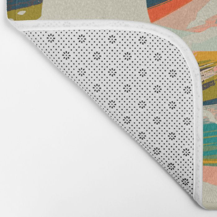 Colorful Poplar tree leaf Bath Mat Gallery Image 2