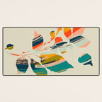 Colorful Poplar tree leaf Desk Mat Gallery Image 3