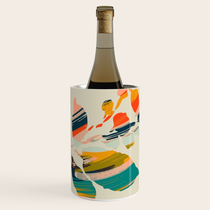 Colorful Poplar tree leaf Wine Chiller Gallery Image 1