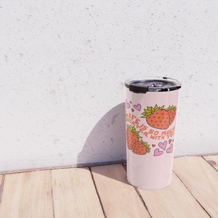Life Is So Much Sweeter With You Travel Mug Gallery Image 4