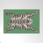 Tiger Green Welcome Mat Gallery Image 1