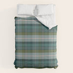 Tartan Plaid - Green, Blue and Pink Duvet Cover Gallery Image 6