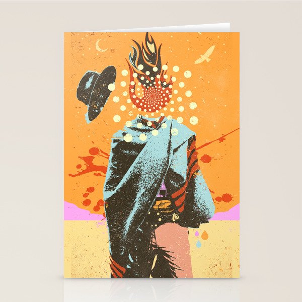 PSYCHEDELIC COWBOY Stationery Card Gallery Image 1