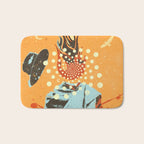 PSYCHEDELIC COWBOY Bath Mat Gallery Image 1