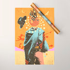 PSYCHEDELIC COWBOY Wrapping Paper Gallery Image 1