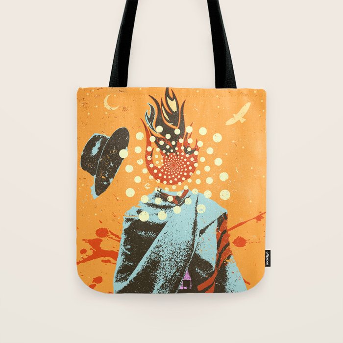 PSYCHEDELIC COWBOY Tote Bag Gallery Image 1