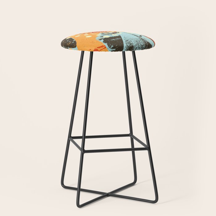 PSYCHEDELIC COWBOY Stool Gallery Image 1