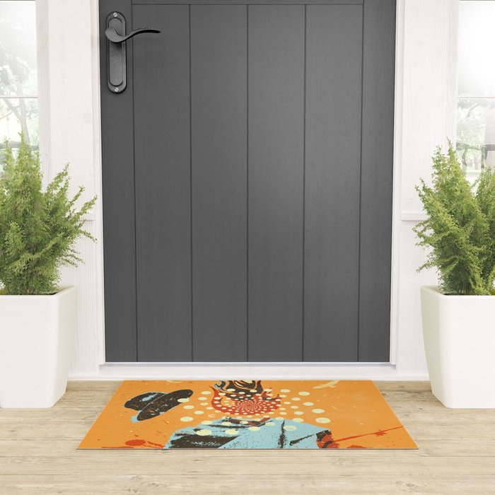 PSYCHEDELIC COWBOY Welcome Mat Gallery Image 3