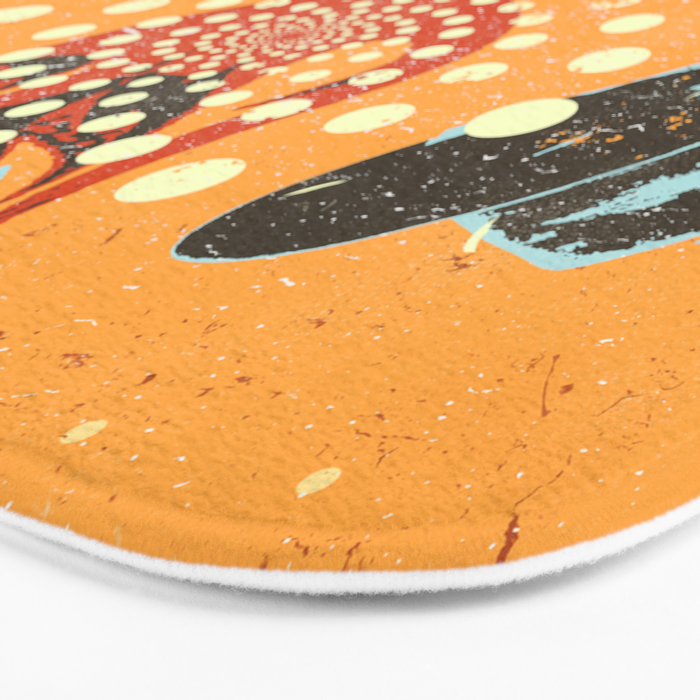 PSYCHEDELIC COWBOY Bath Mat Gallery Image 3