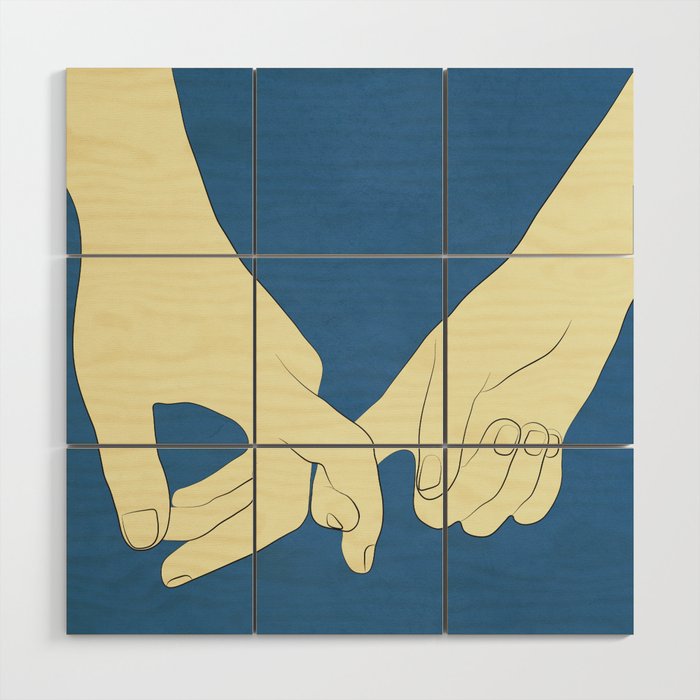 By Your Side 02 Wood Wall Art Gallery Image 1