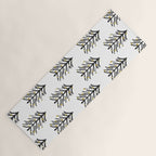 Black and gold spiky tree Yoga Mat Gallery Image 1