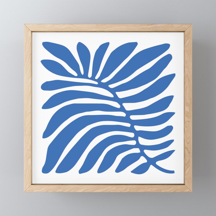 Abstract organic nature plant leaf art Mini Art Print Gallery Image 1