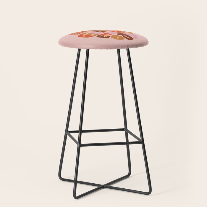 Grateful Everyday - 70s Hippie Style  Stool Gallery Image 1