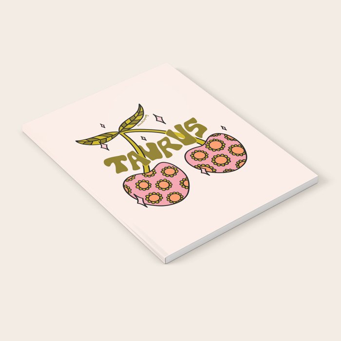 Taurus Cherries Notebook Gallery Image 1