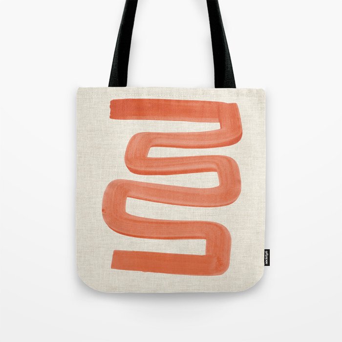 Orange Ghost Road  Tote Bag Gallery Image 1