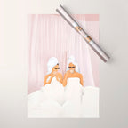 Morning with a friend Wrapping Paper Gallery Image 1