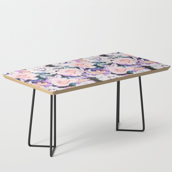 Modern Dark Vibrant Flowery D Coffee Table Gallery Image 1