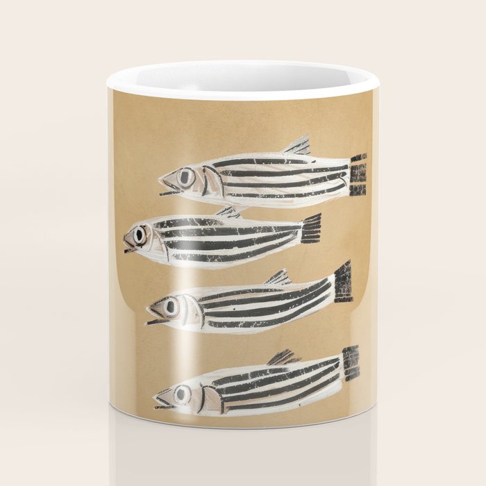 Minimal Fish Study Coffee Mug Gallery Image 4