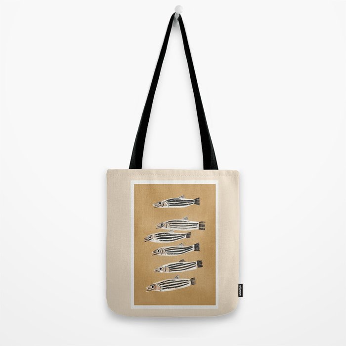Minimal Fish Study Tote Bag Gallery Image 2