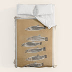 Minimal Fish Study Duvet Cover Gallery Image 6